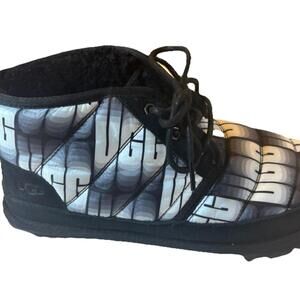 UGG 1137392 Neumel LTA Mens Black White Surf Boot Uggs Size 10 Wavelength Chukka